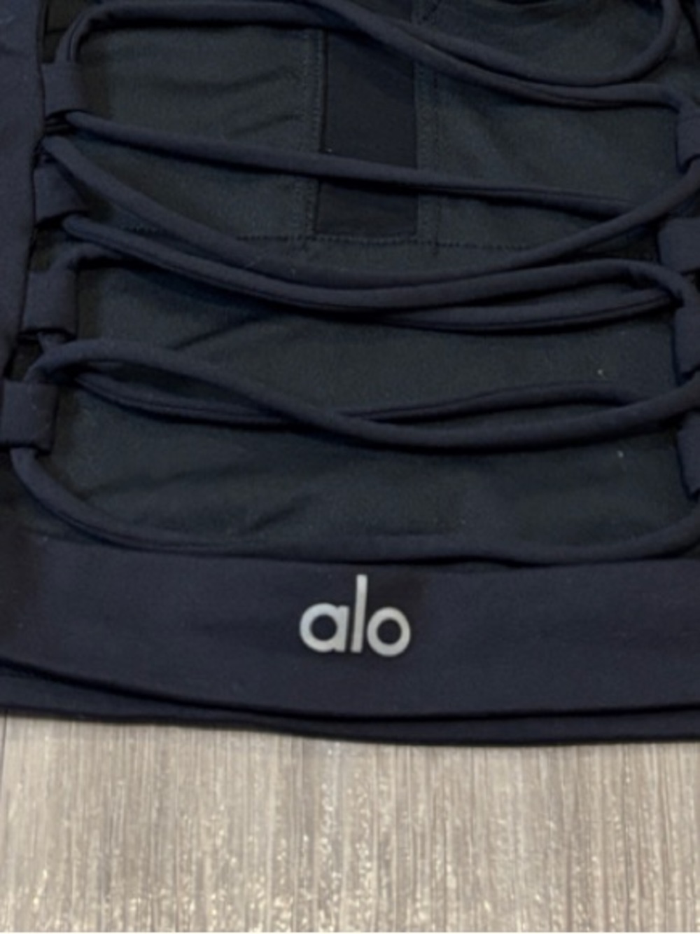 ALO YOGA Movement Bra in Black - Picture 10 of 15